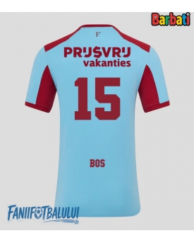 Feyenoord Jordan Bos #15 Tricou Fotbal Replică 2025-26 Barbati Treilea